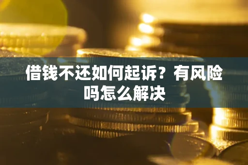 武汉借钱不还如何起诉？有风险吗怎么解决