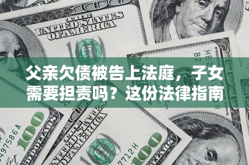 武汉父亲欠债被告上法庭，子女需要担责吗？这份法律指南必须看完