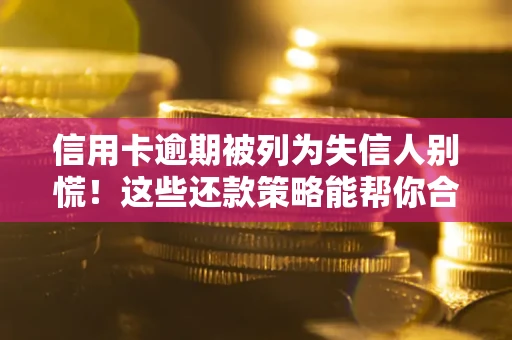 武汉信用卡逾期被列为失信人别慌！这些还款策略能帮你合法止损