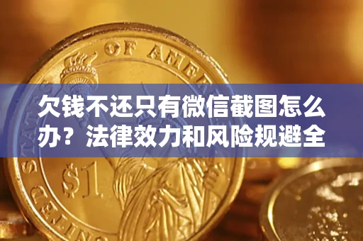 武汉欠钱不还只有微信截图怎么办？法律效力和风险规避全解析