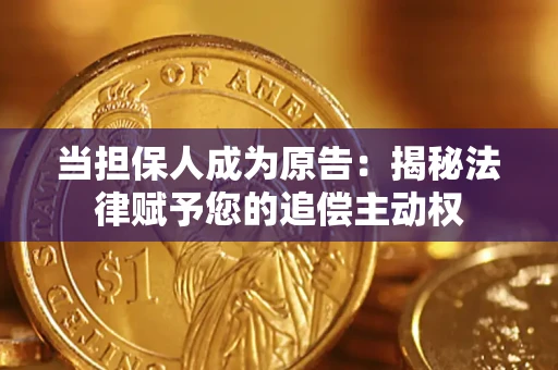 武汉当担保人成为原告：揭秘法律赋予您的追偿主动权