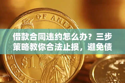 武汉借款合同违约怎么办？三步策略教你合法止损，避免债务危机升级